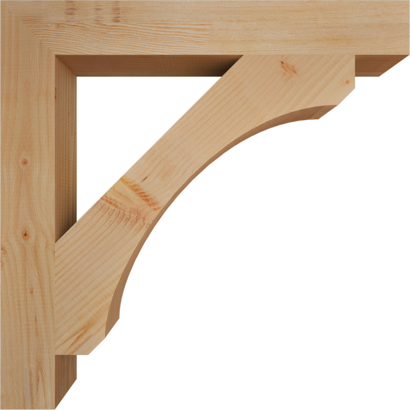 Support en bois rustique Legacy Block, Sapin de Douglas, Lisse, H 30 po x l 3,5 po x P 30 po