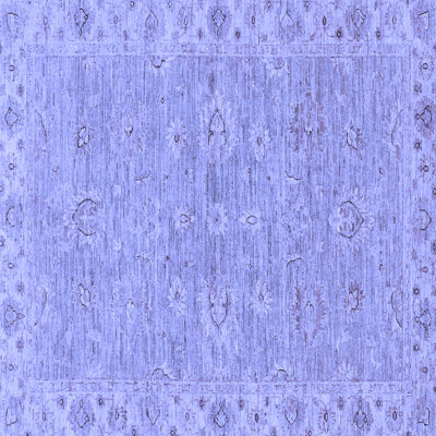 Tapis oriental mauve carré 5 pi x 5 pi Kuplerski