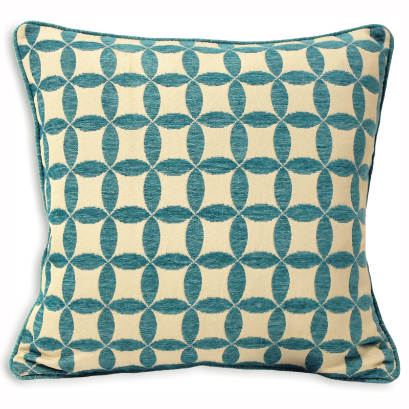 Palma Geometric Square Cushion Cover, 45 x 45cm, Natural
