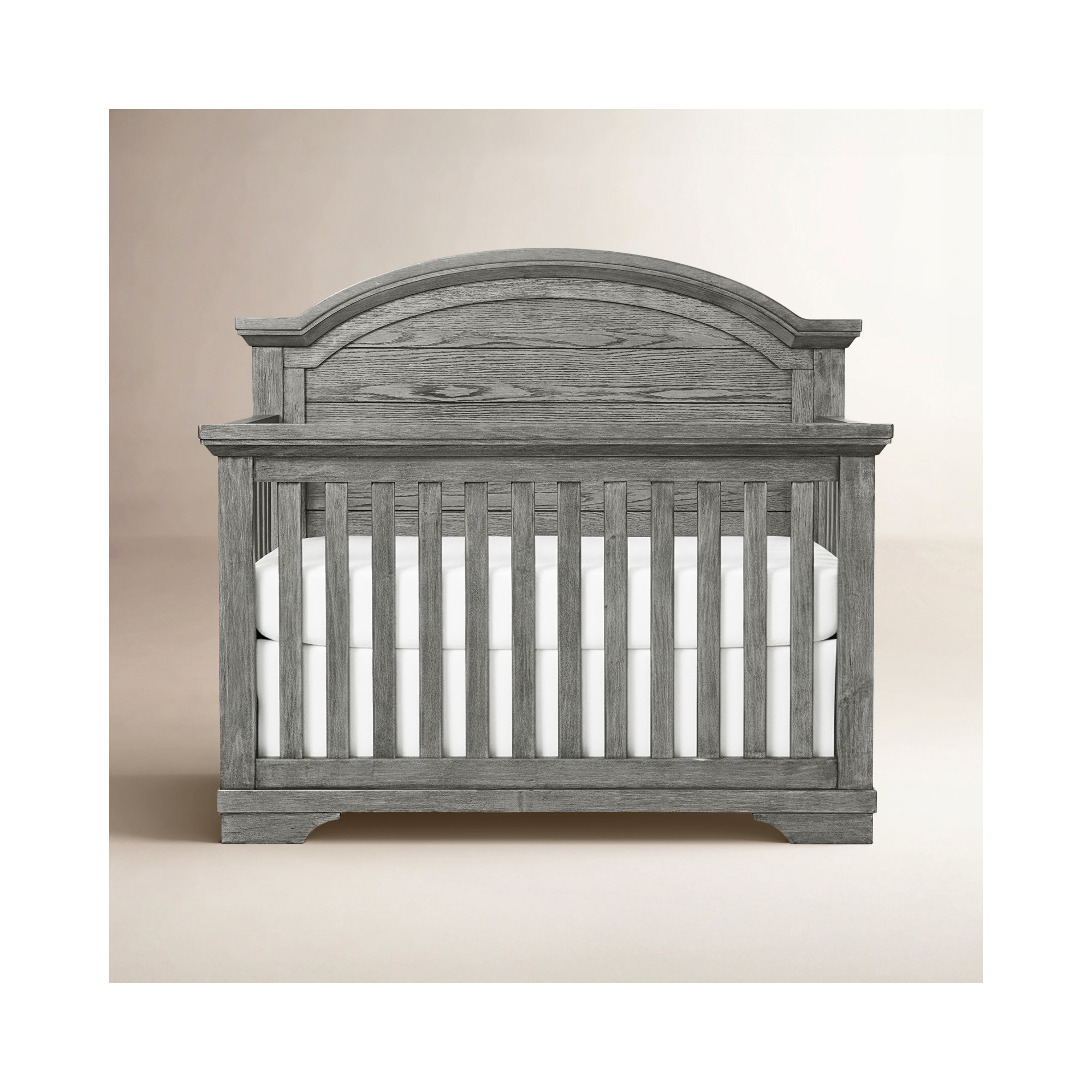 Danbury 4 -in-1 Convertible Crib, Brushed Pewter