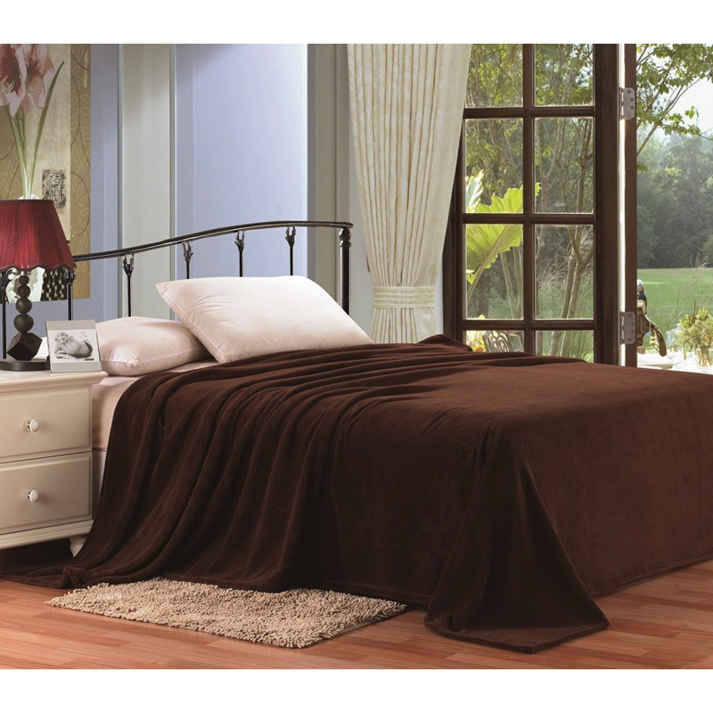  Couverture unie Simply Lush, Moka, Simple
