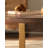 33.86"Modern Retro Splicing Round Coffee Table,Fir Wood Table Top With Gold Cross Legs Base-1999095486-1999095487