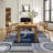 Washable Area Rug Modern Geometric Accent Rug, Non-Slip Contemporary Floor Mats, Stain-Resistant Soft Low Pile Indoor Carpet for Bedroom, Nursery, Living Room-1551697580-1551697569