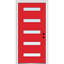 Porte d'entrée pré-suspendue lisse à 5 lumières à 5 lumières-40437365-40437361-40437366