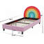 Lit plateforme tapissier Rainbow Design: un joli lit de princesse