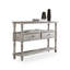 Console rectangulaire en bois massif blanc-520540963-520540975