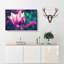 Purple Tulip Flower - Wrapped Canvas Print-56639619