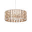 Lustre cylindrique unique à 6 lumières avec accents en fer forgé Holcroft