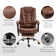 Barkett Upholstered Executive Chair with Massage Feature