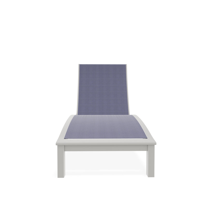 Bazza Outdoor Chaise Lounge, Breeze, Snow