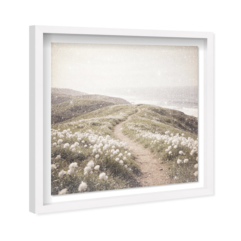 Blooming Path Print by Oliver Gal, 21.5" H x 21.5" W, White Shadowbox