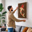 Ascending Koi Japandi - Wrapped Canvas-367045173-367045175