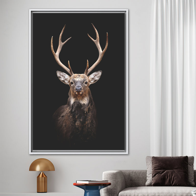 Print on Canvas, 20 cm H x 30 cm W, White Floater Framed