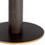 Dining Table Astro Natural Oak Veneer Bronze Finish - Stand-620782315