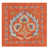 Rouge / orange floral 1 sélectionné