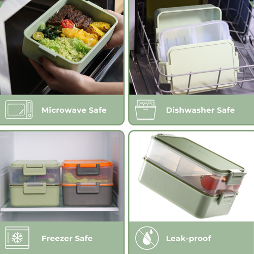 Linoroso All-In-One Stackable Bento Lunch Box & Reviews | Wayfair