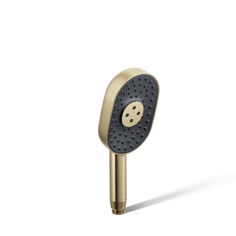 Statement 2.5 GPM Oval Multifunction Handshower With Katalyst Air-Induction Technology, Gold