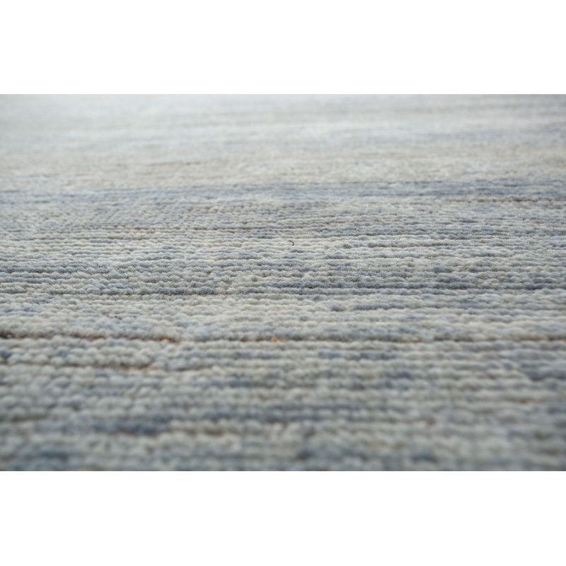 Tapis rectangulaire contemporain en laine noué à la main