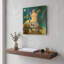 «Bath No. 2» par Ronald West, art mural en métal doré, 12 po x 12 po-1745333276