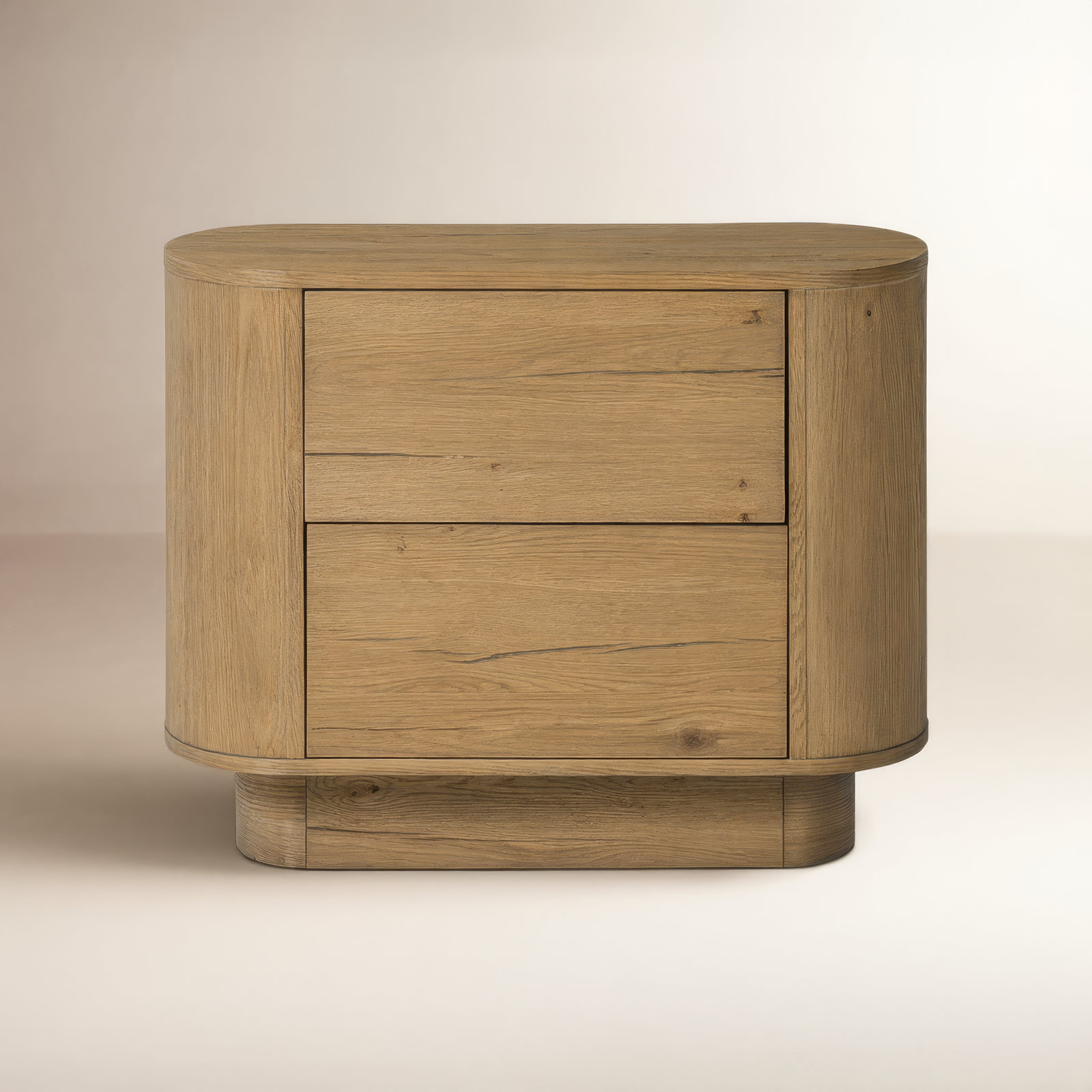 Haiden 2 - Drawer 32" Nightstand, Worn Oak