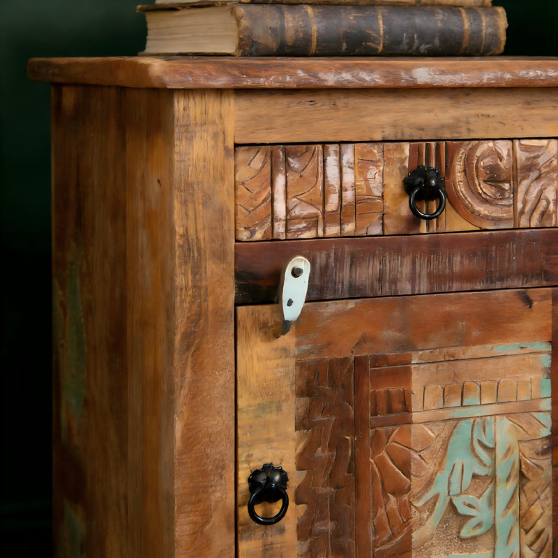 Carved Side Table