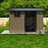 Spacious Storage Sheds, Galvanized Steel Modern Backyard Utility Shed