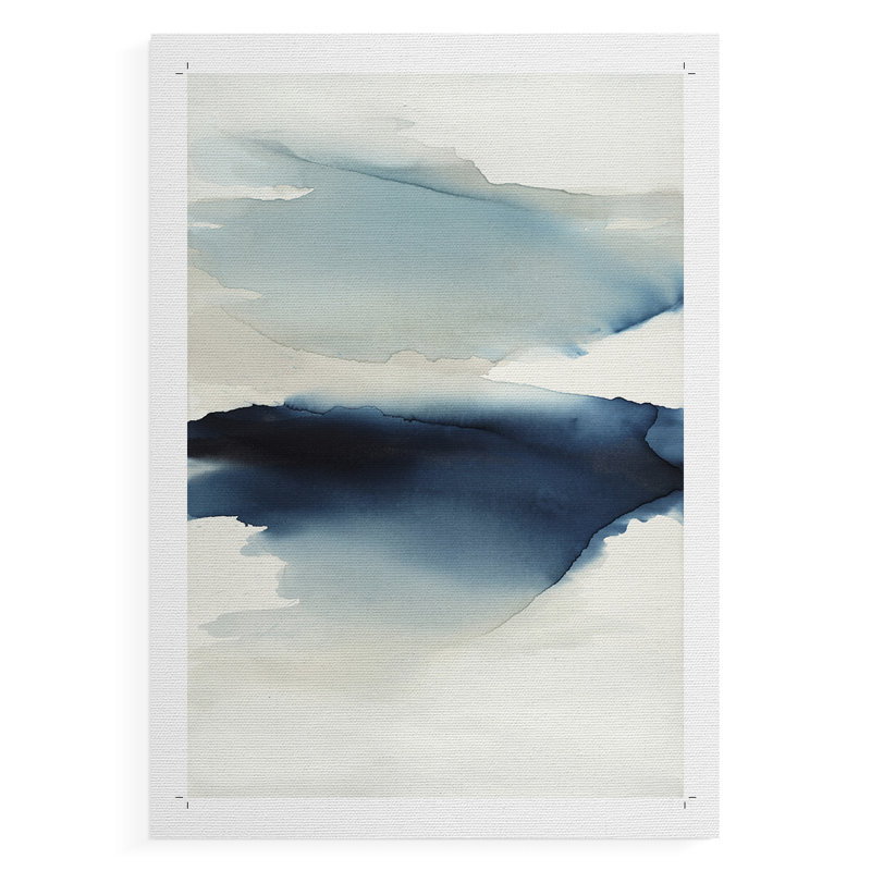 Vagues I - impression sur toile seulement - non encadrée, H 12 po x l 8 po