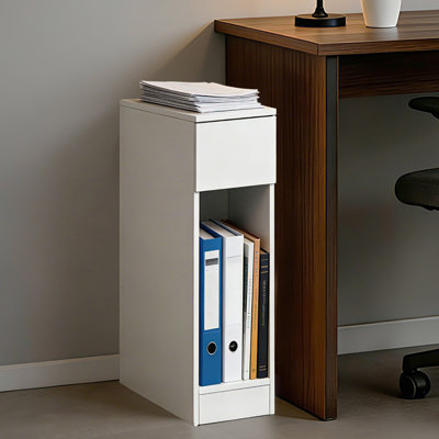 35cm W Manufactured Wood Bedside Table