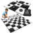 2-in-1 Premium Giant Checkers & Tic Tac Toe Game