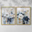 «FLORAL Series CCLxxiv», reproduction encadrée de qualité supérieure - prête à être accrochée - aucun clou requis - aucun clou requis-730117688-730117691