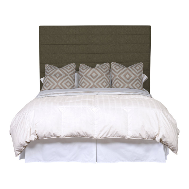 Kelsey King Upholstered Panel Headboard, Perigold Banks Balsam