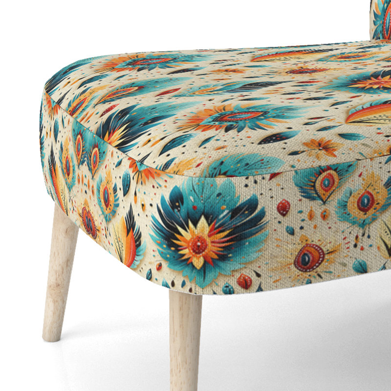 Chaise d'appoint artistique Bohème et éclectique