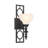 Delaney 1-Light Wall Sconce in Matte Black-1292065493
