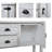 Retro 48.3" Sideboard,Entryway Table,Console Table,Sideboards Buffet Table with Bottom Shelf-1006636418