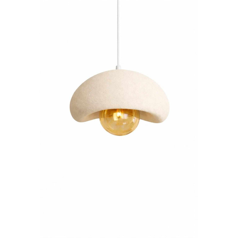 Lustre, 1 lumière, Crème
