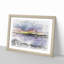 Remote Lighthouse & Seascape Sketch - Picture Frame Graphic Art Print-56874951-56874949
