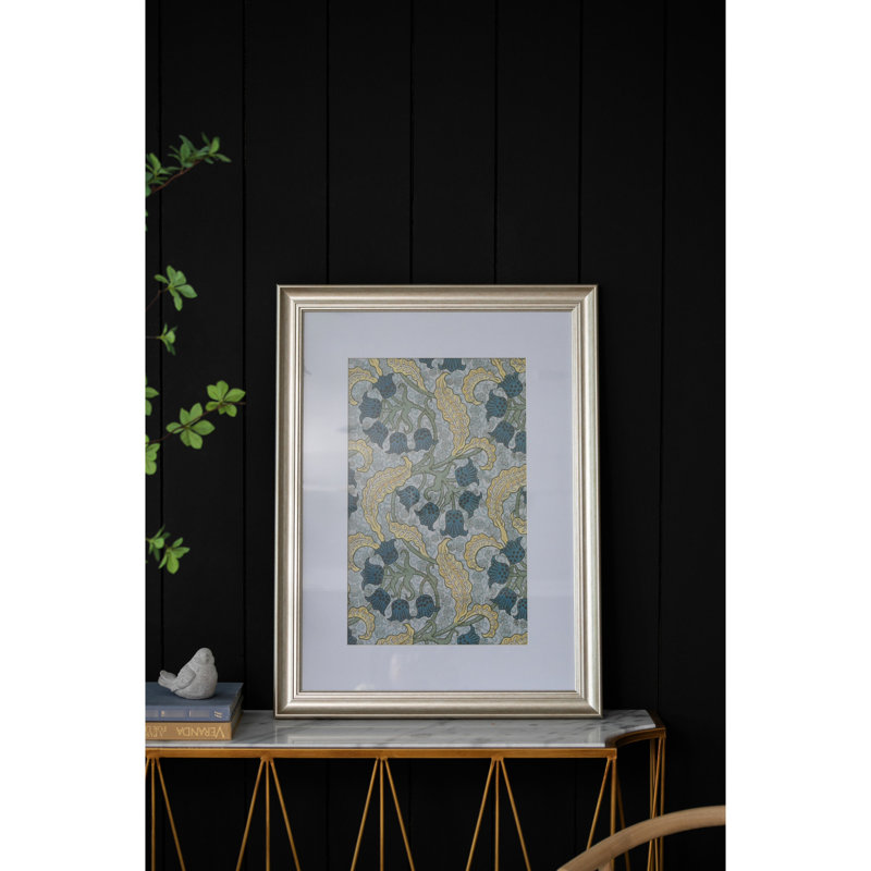 Multicolore 24 "x 32", art floral encadré doré pour chambre à coucher, décoration de salon