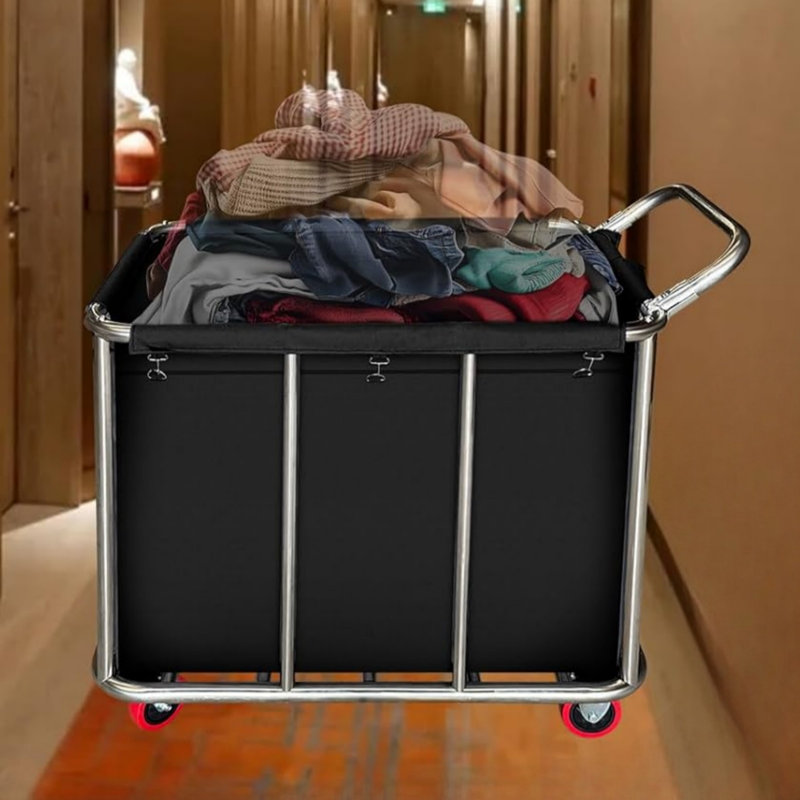 Stainless Steel Laundry Cart