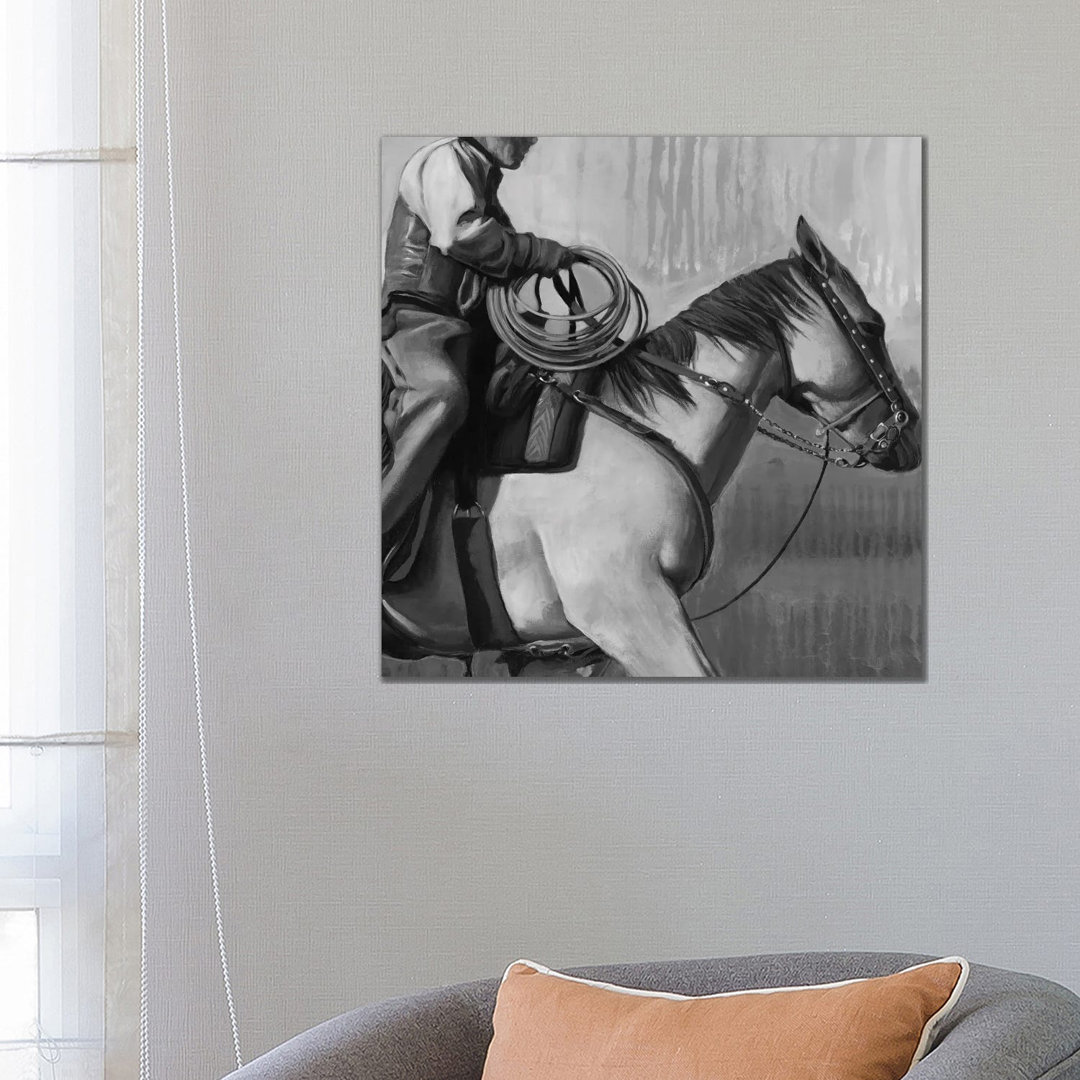 The Search I In Black & White von Stacy DAguiar - No Frame Gallery-Wrapped Canvas GiclÃ©e on Canvas