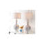 Ensemble de lampes de table grises de 34 po Furr
