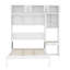 Armoire murale pleine grandeur avec lit escamotable et tiroir Murphy