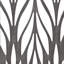 Décoration murale découpée en panneau de bois gris - 2 l 12 po x H 36 po à motif complexe de couleur récupérée et 4 crochets pour l'entrée