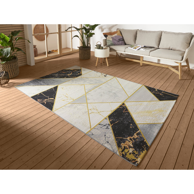Noble Grey Indoor/Outdoor Rug, Rectangle 120 x 180cm