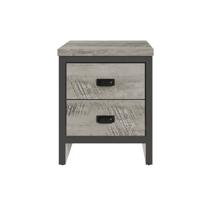 Alahia 43cm W Manufactured Wood Bedside Table