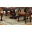Ensemble de 2 chaises d'appoint formelles et majestueuses en bois massif et cerise