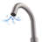 Circular Widespread Bathroom Faucet 3 Hole, 2-handle Bathroom Sink Faucet with Drain Assembly-53136765