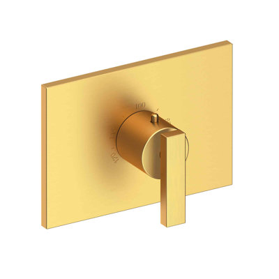 Secant 3/4" Rectangular Thermostatic Trim Plate With Handle