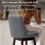 Eriqa Swivel 30.6'' Bar Stool, Blue Grey-353337458