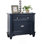 Transitional 1Pc Nightstand With Round Knobs & Cup Pull Ball