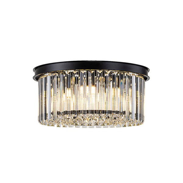 Mercer41 Craggie Crystal Flush Mount | Wayfair